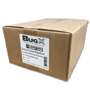 Alternative view of BugX FREE Natural Insect Repellent Towelette, Wallmount Dispenser, 50/Box