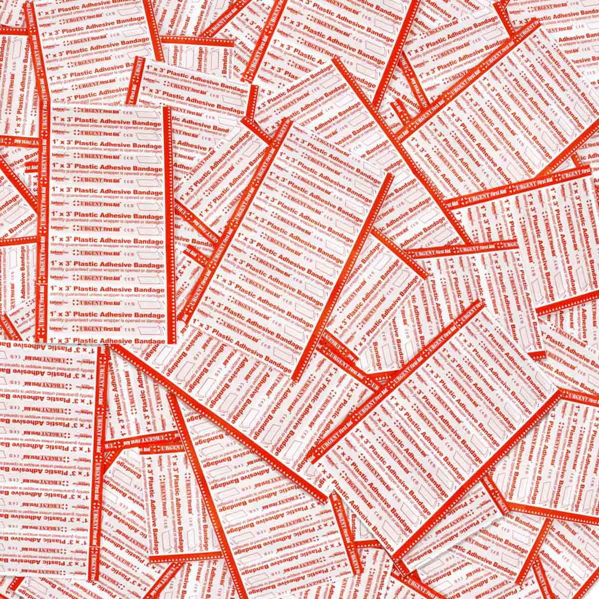 1,000 Adhesive Bandage, 1" x 3" Plastic Strips - Image 10