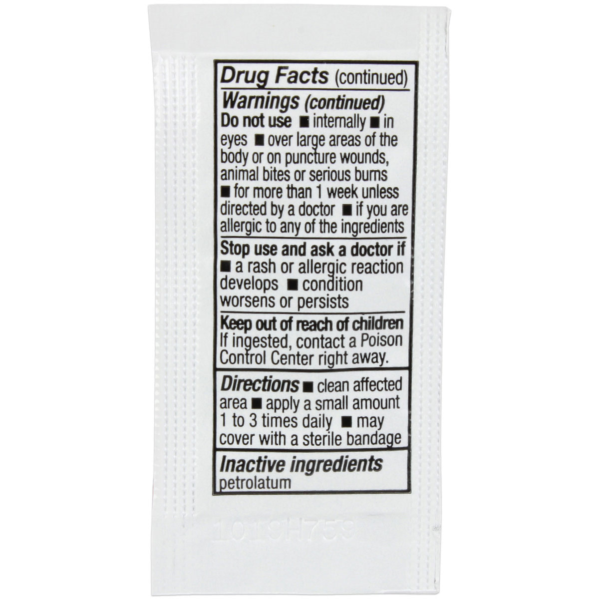 Triple Antibiotic .9gm. Pouch, 144 per box - Image 8