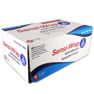 Alternative view of Dynarex Sensi Wrap Self Adherent Wrap - Rainbow, 3 of Each Color, 4"x 5 yards., 18/cs