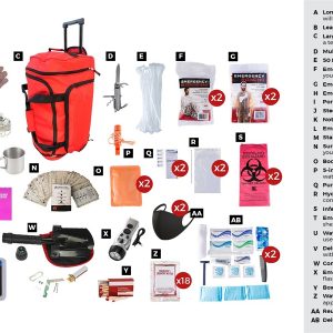 Alternative view of Deluxe Food Storage Survival Kit, Rolling Bag
