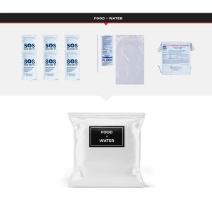 Alternative view of 1 Person Necessity Survival Kit, Dry Bag