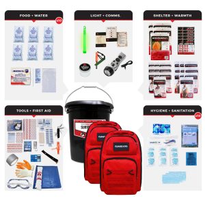 Bucket Survival Kit for 10 People