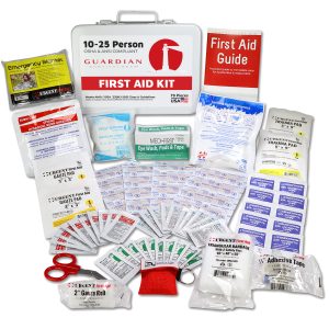 Alternative view of Guardian 10-25 Person First Aid Kit - Metal