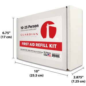 Alternative view of Guardian 10-25 Person First Aid Kit - Refill