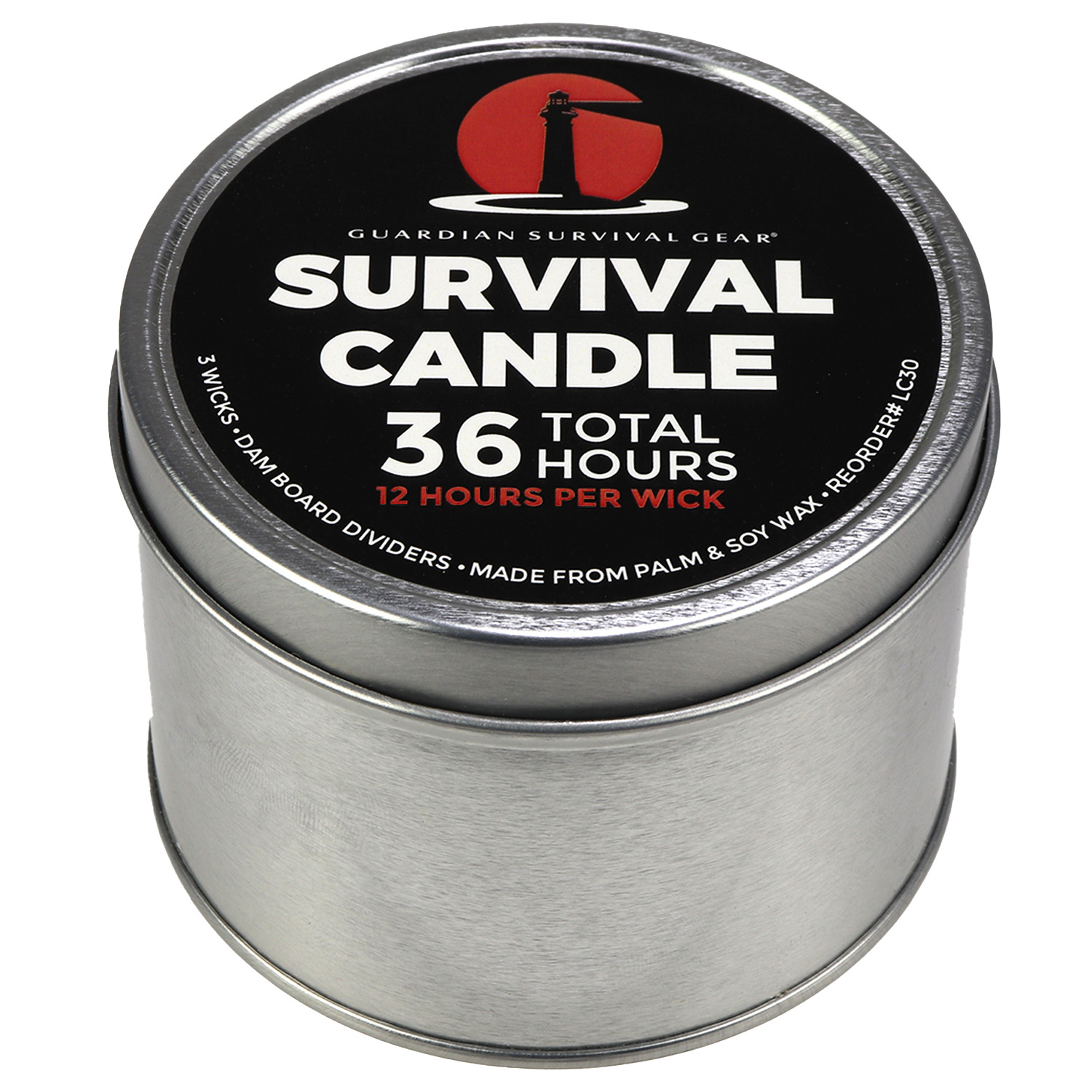 3 Wick 36 Hour Emergency Candle