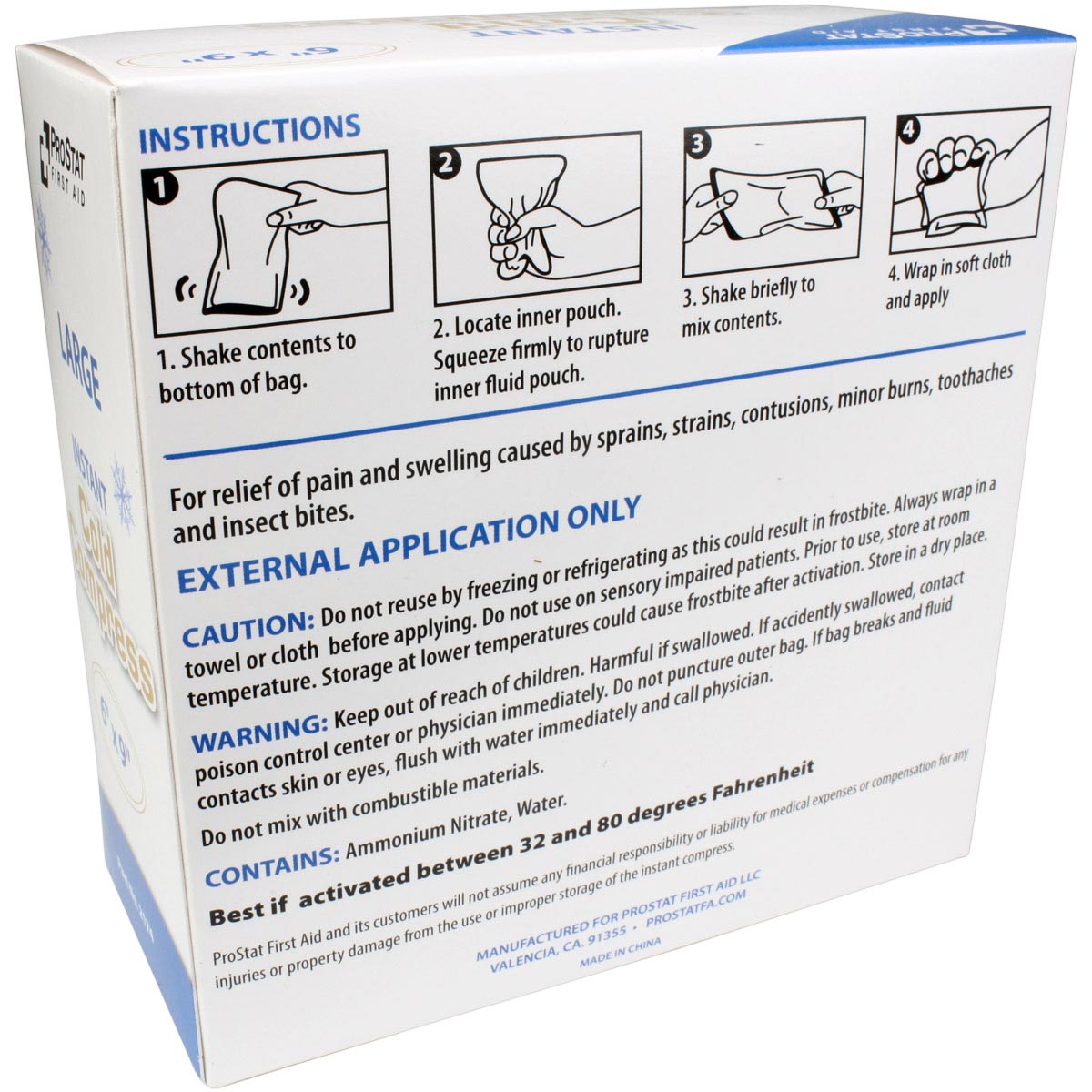 6" x 9" Instant Cold Compress, Boxed - 1 Each - Image 5