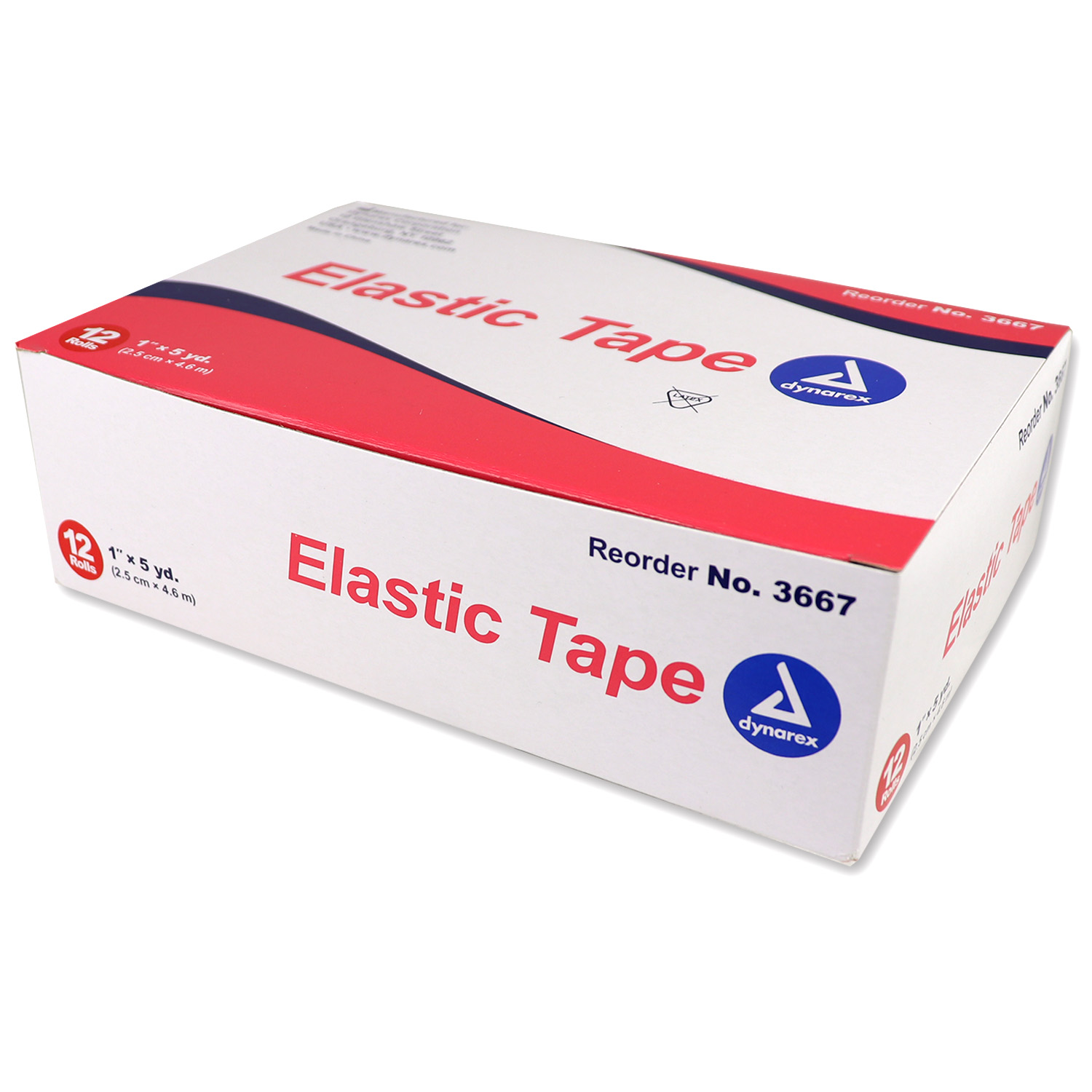 Adhesive Tape, Elastic 1" x 5 yd. - 12 per box - Image 2