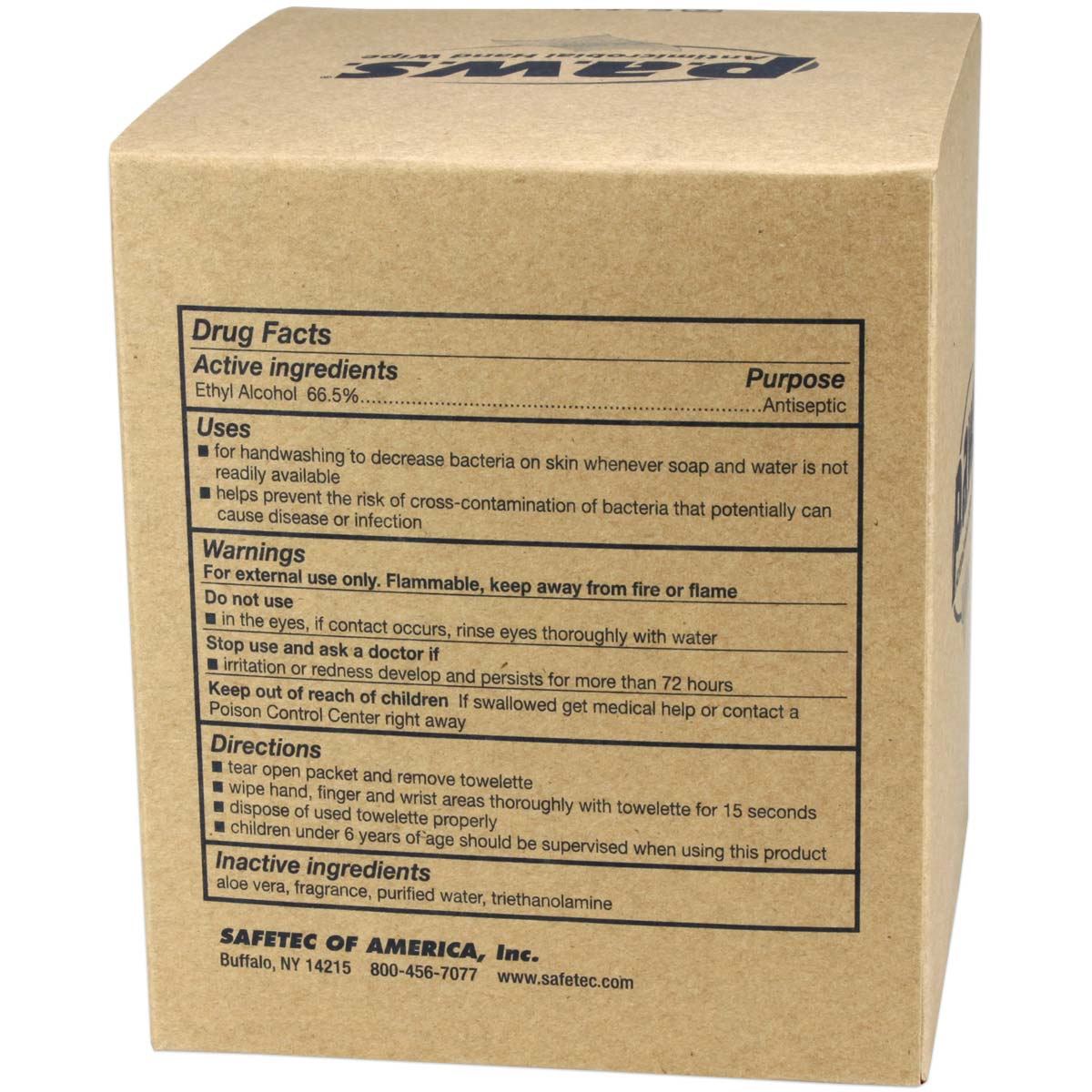 5"x8" Personal Antimicrobial (Kills Germs) Wipes, 100 per box - Image 3