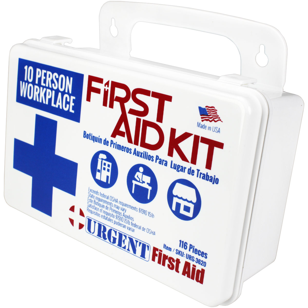 10 Person, 116 Piece Bulk Workplace First Aid Kit - Image 3