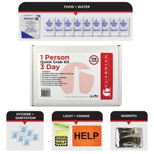 3 Day Quick Grab Kit in Resealable Bag